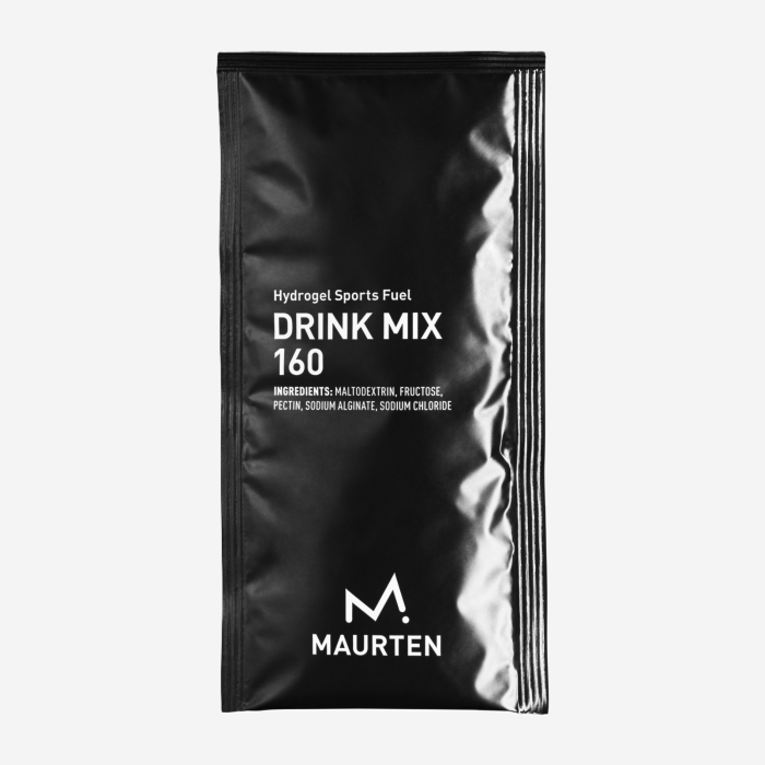 Maurten Drink Mix 160 angliavandenių gėrimo milteliai bėgikams ir dviratininkams, pakuotėje